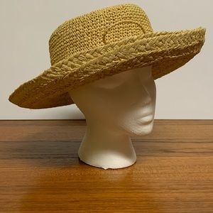 Scala Crocheted Raffia Hat in Natural